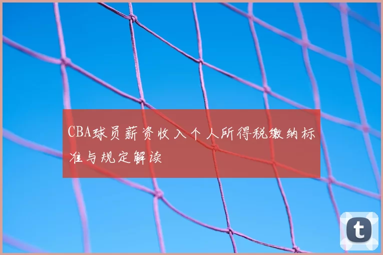CBA球员薪资收入个人所得税缴纳标准与规定解读