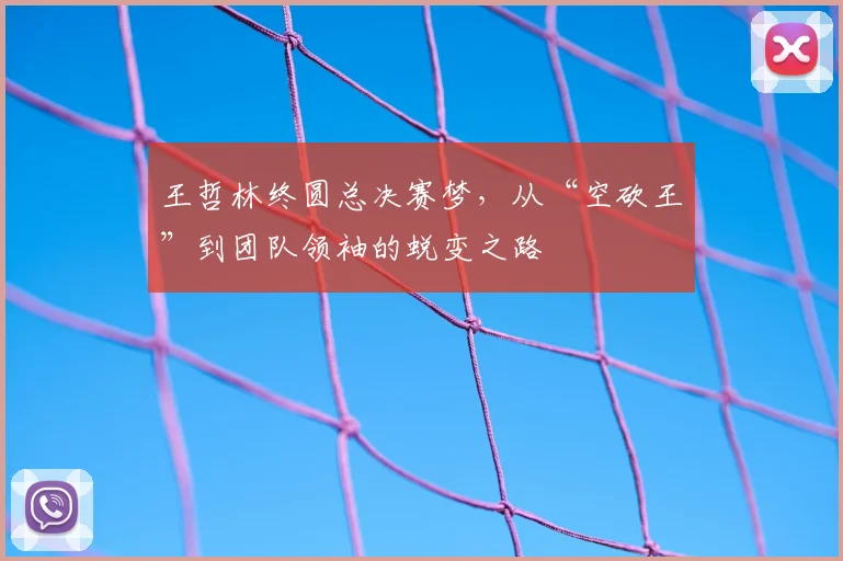 王哲林终圆总决赛梦,从“空砍王”到团队领袖的蜕变之路